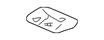 MR966349HA - Body: Seat Belt Guide for Mitsubishi Image