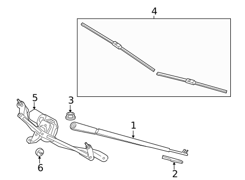 Wiper Components for 2015 BMW 550i GT xDrive #0