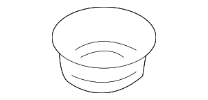 132764P100 - : Engine Oil Filler Cap Gasket for Nissan: 350Z, Altima, Sentra Image