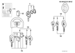 51218236596 - Bodywork: Universal Key for BMW Image