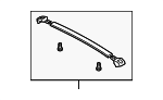 867713E000 - Body: Roof Luggage Carrier Cross Rail for Kia Image