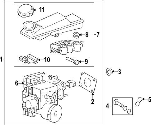 Master Cylinder - Components On Dash Panel for 2023 Genesis Electrified G80 #0