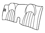 C2N3636SDZ - Body: Seat Back Assembly for Jaguar Image