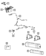 68372518AK - : Air Suspension Compressor Assembly for Jeep: Grand Cherokee Image
