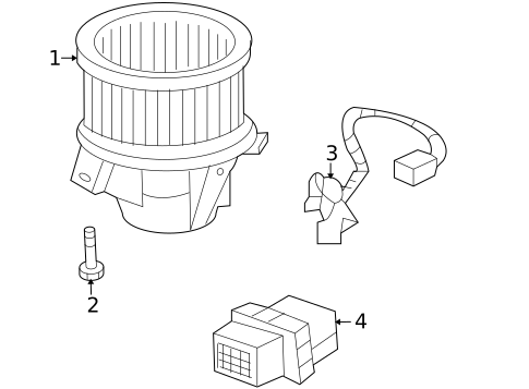 Blower Motor & Fan for 2011 Chevrolet Traverse #0