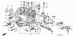 21181PR8000 - Transmission - Manual: SPRING, STRAINER SETTING for Honda Image