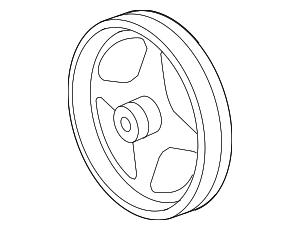 STP362 - Steering: Motorcraft™ Power Steering Pump Pulley for Ford Image