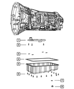 68019674AA - AS68RC; 6-Speed; Automatic Transmission: Hex Flange Head Bolt for Mopar Image image