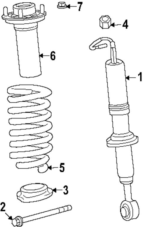 Struts & Components for 2024 Lexus GX550 #1