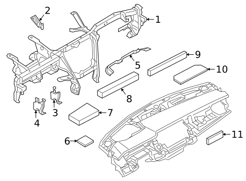 Instrument Panel for 2025 Audi A8 Quattro #2