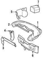 K34526X001 - : Tonneau Cover Retainer for Nissan Image