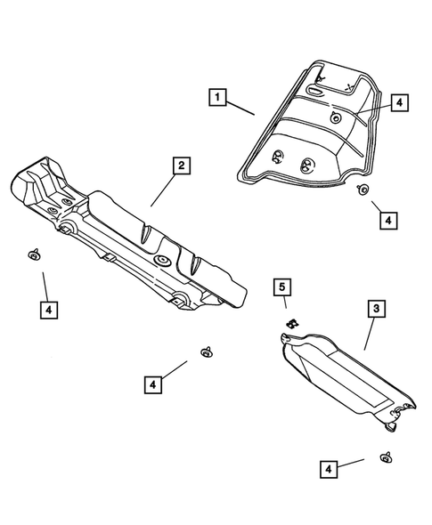 Heat Shields for 2001 Dodge Caravan #0