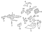 107905855CF - Steering: Ignition Cylinder for Audi Image