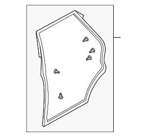 82830CB00C - Body: Surround Weather-Strip for Nissan: Murano Image