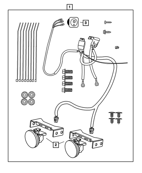 Fog Lights & Electrical for 2003 Dodge Durango #0
