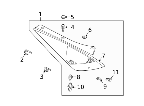 Combination Lamps for 2005 Nissan 350Z #0