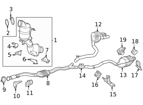 Catalytic Converter for 2025 Mercedes-Benz C 43 AMG&reg; #0