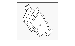 BRF2045 - Brakes: Motorcraft™ Disc Brake Pad Set for Ford: Bronco Sport, Maverick Image