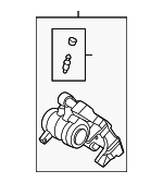 NZ6Z2552A - Brakes: Caliper for Ford Image