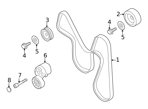 Belts & Pulleys for 2023 Subaru BRZ #0