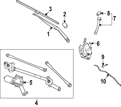 Wiper & Washer Components for 2025 Nissan Murano #0