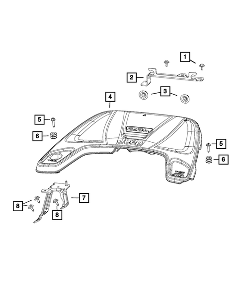 Engine Identification, Service Engines & Engine Service Kits for 2019 Jeep Wrangler #1