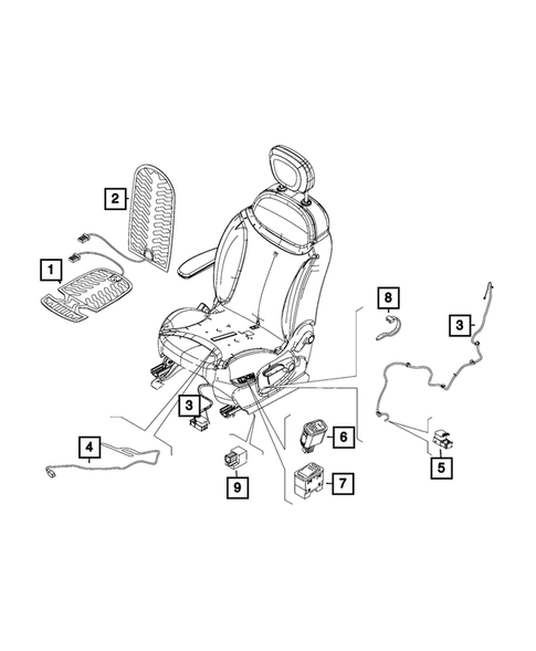 Switches for 2016 Fiat 500L #2