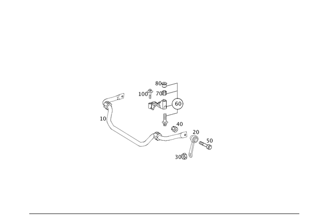 2113203889 - Springs, Suspension and Hydraulics: Rod for Mercedes-Benz: CLS500, CLS55 AMG, CLS550, CLS63 AMG, E320, E500, E55 AMG Image image