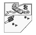 8Y5253181 - : Muffler &amp; Pipe for Audi: S3 Image