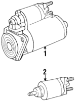 2A911023TX - Electrical: Starter for Volkswagen: Jetta Image