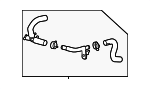 G91A060040 - Cooling System: Inlet Pipe for Lexus: LX700h Image