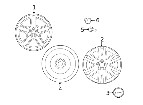 Wheels for 2004 Subaru Baja #0