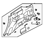 94027XC13BVH - Body: Side Trim Panel for Subaru: Ascent Image