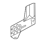 486498J100 - Steering: Gear Heat Shield for Nissan Image
