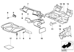 51482492957 - Vehicle Trim: Sound Insulating Engine Hood for BMW Image