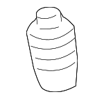 74828SX0000 - Body: Trunk Lid Stopper for Honda: Accord, Civic, Fit, Odyssey, Prelude Image