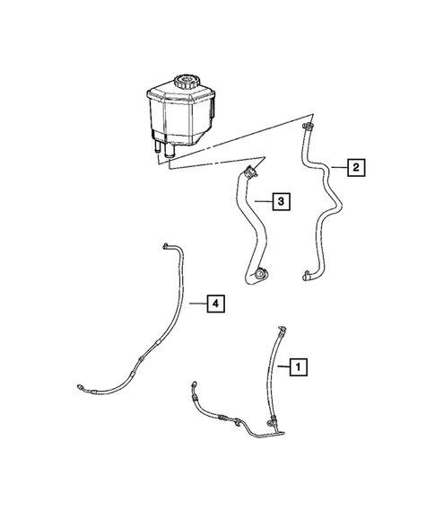 Power Steering Hoses for 2010 Dodge Charger #0