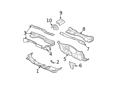 Cowl for 2000 Buick Century #0