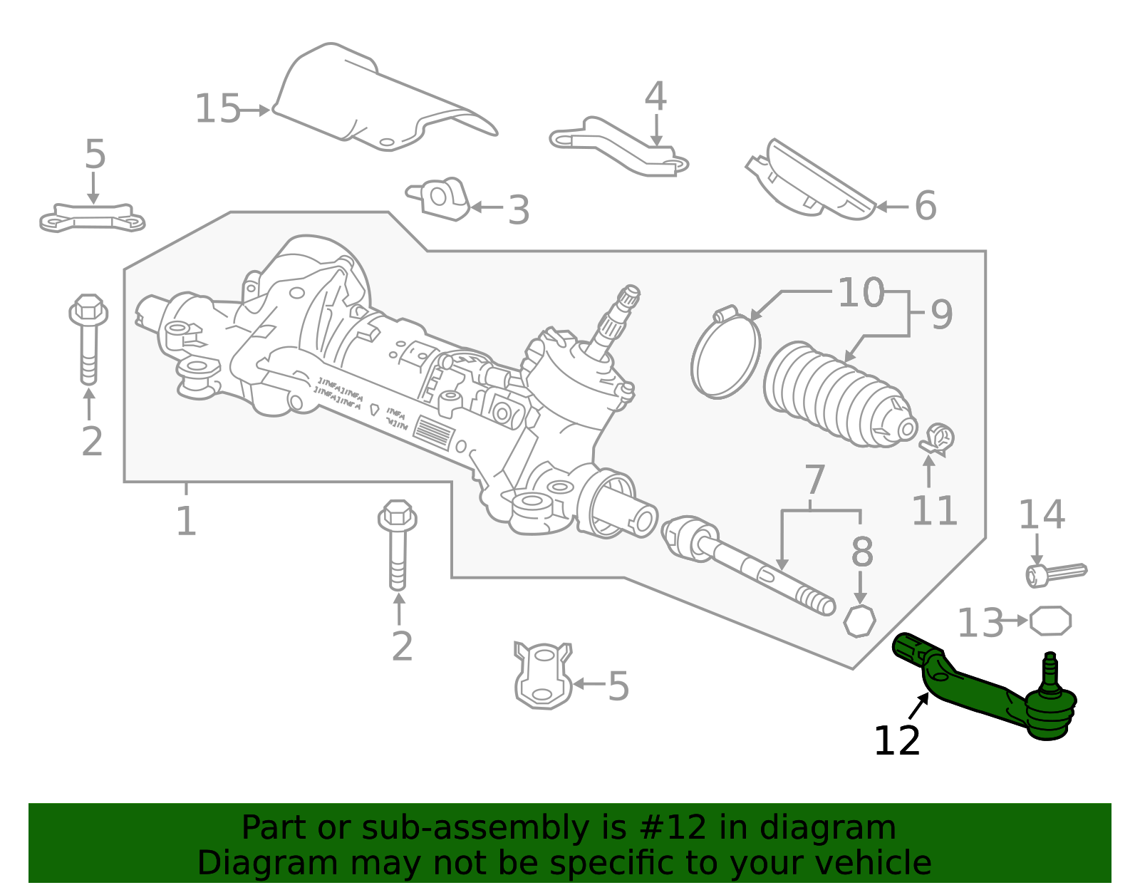 thumbnail image 2 of Mevotech Steering Tie Rod End – Front Right Outer For 2018-2021 Honda Accord 2 of 5