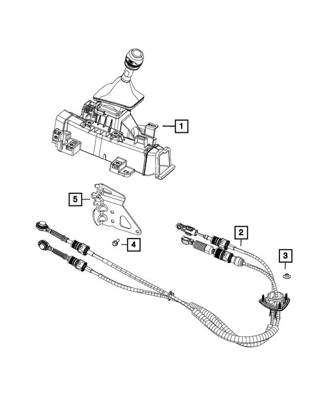 6GA801X7AI - Transmission: Transmission Shifter for Mopar Image