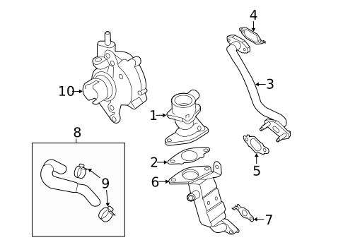 EGR System for 2025 Subaru Legacy #0