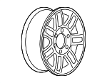 9595907 - Suspension: Wheel, Alloy for Hummer: H3, H3T Image