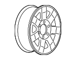 9598062 - Suspension: Wheel, Alloy for Hummer: H3 Image
