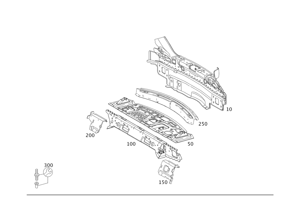 204-640-06-71-64 - Paneling 2006-2014 Mercedes-Benz | Mercedes
