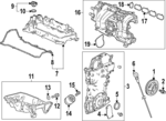171066MAJ01 - : Intake Manifold Gasket for Honda: Accord, Civic, CR-V Image