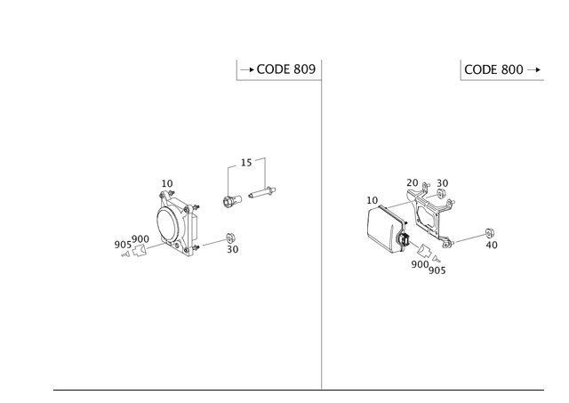 2515455040 - Electrical Equipment and Instruments: Holder for Mercedes-Benz: R320, R350, R500 Image image