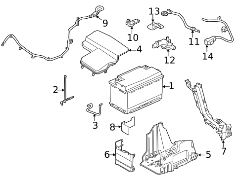 Battery for 2015 Land Rover LR2 #0
