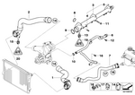 11537836598 - Engine: Water Hose for BMW Image