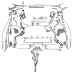 TQ961JKAB - Electrical: Seat Belt Assembly for Chrysler: Cirrus | Dodge: Stratus Image
