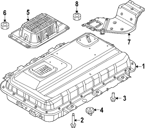 Battery for 2025 Hyundai Santa Fe #1